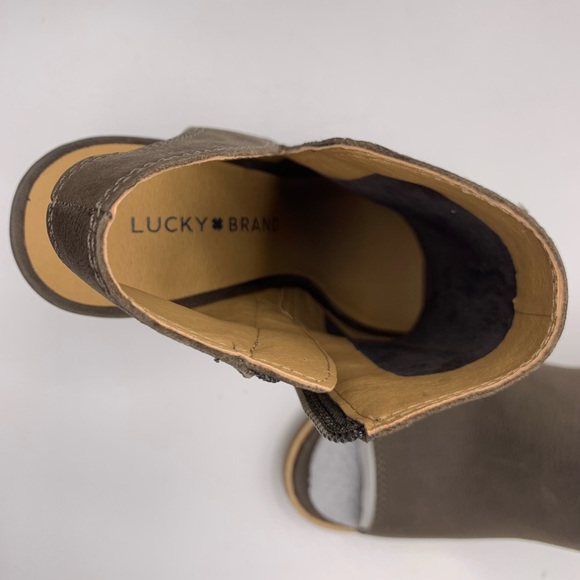 Lucky Brand Jubai Periscope Deer Brown Nubuck 7.5 - Picture 7 of 8